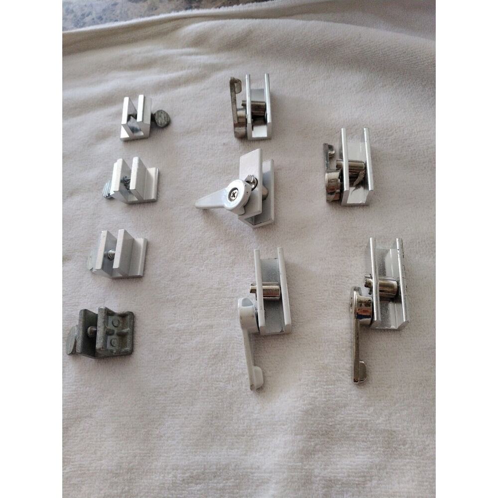9 pcs Security Sliding Window Stopper Safety Sash Lock Sliding Locks